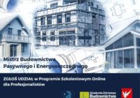Trwają zapisy na szkolenie „Mistrz Budownictwa Pasywnego”