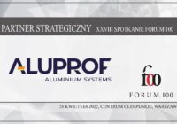 Aluprof partnerem strategicznym XXVIII spotkania Forum 100