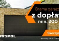 „Bramy garażowe z dopłatą” – KRISPOL wprowadza nową promocję i uczy, jak mądrze inwestować