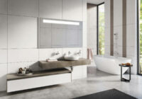 Minimalizm w łazienkowym wnętrzu