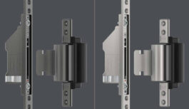 Zawias axxent 750 ALU firmy SIEGENIA do ciężkich skrzydeł o maksymalnej wadze 140 kg